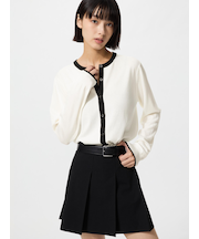 UVカットクルーネックカーディガン