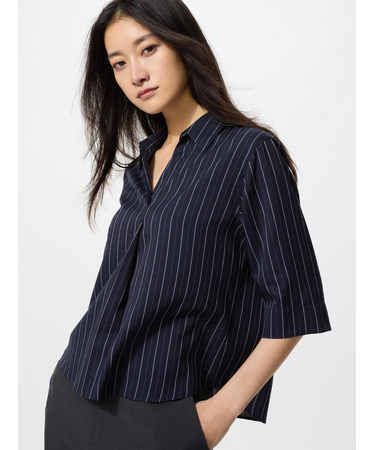 レーヨンスキッパーブラウス7分袖