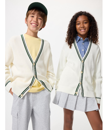 ウォッシャブルニットカーディガン