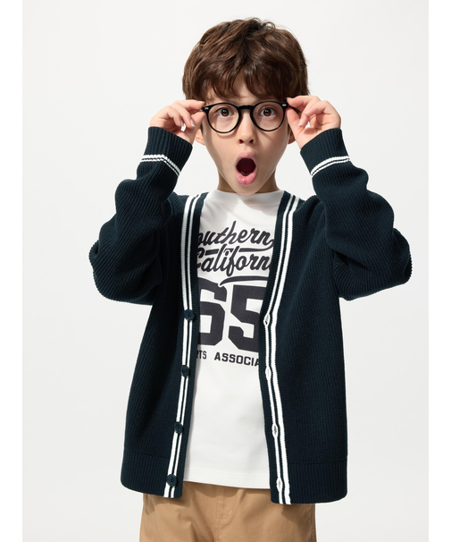 ウォッシャブルニットカーディガン