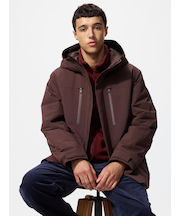 ハイブリッドダウンパーカ