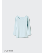 ヒートテックUネックTシャツ/9分袖
