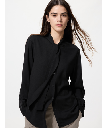 レーヨンボウタイブラウス