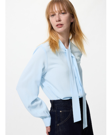 レーヨンボウタイブラウス