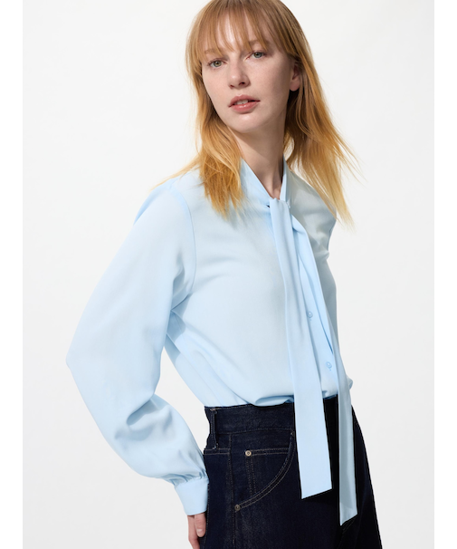 レーヨンボウタイブラウス