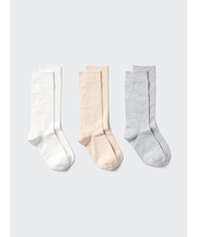 ソックス/3足組/ワイドリブ