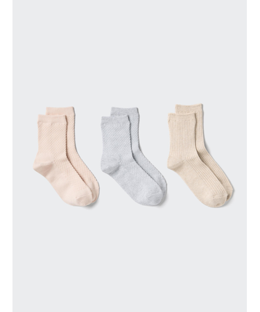 ソックス/3足組/ポップコーン