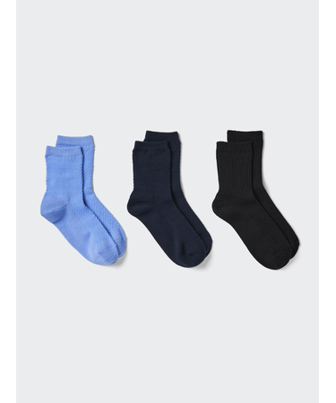 ソックス/3足組/ポップコーン