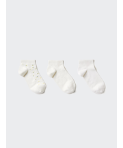 ショートソックス/3足組/フラワー