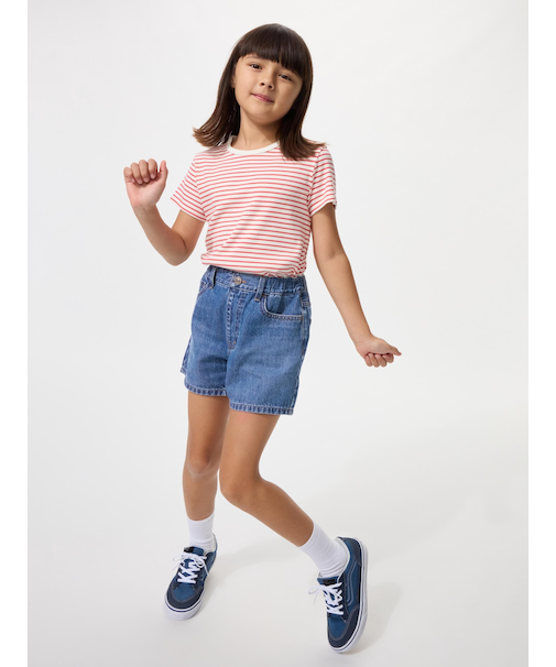 GIRLS デニムショートパンツ