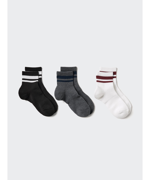 ソックス/3足組/パイルライン