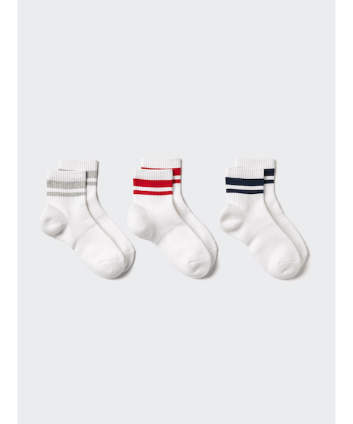 ソックス/3足組/パイルライン