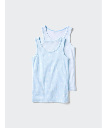 コットンメッシュタンクトップ/2枚組