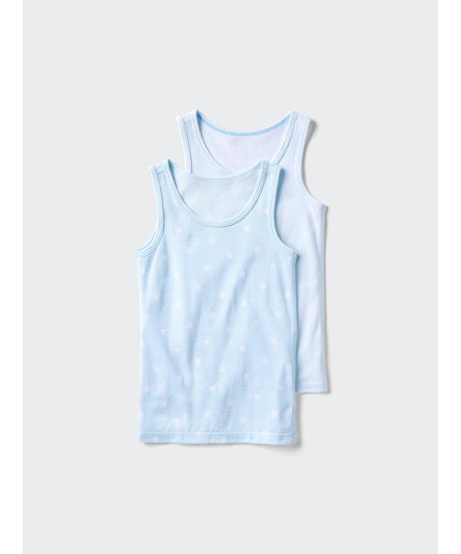 コットンメッシュタンクトップ/2枚組