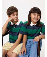 ドライカノコボーダーポロシャツ