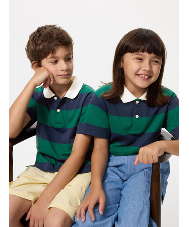 ドライカノコボーダーポロシャツ