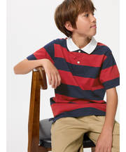 ドライカノコボーダーポロシャツ