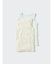 コットンメッシュタンクトップ/2枚組