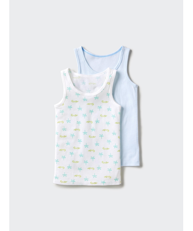 コットンメッシュタンクトップ/2枚組