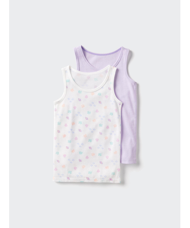 コットンメッシュタンクトップ/2枚組