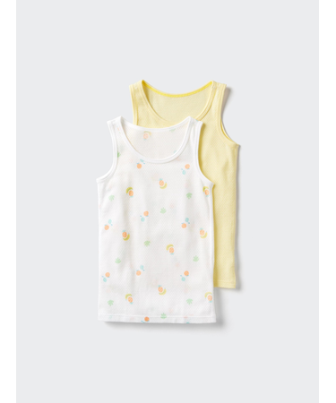 コットンメッシュタンクトップ/2枚組