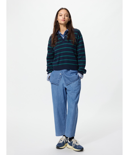 コットンリラックスアンクルパンツ