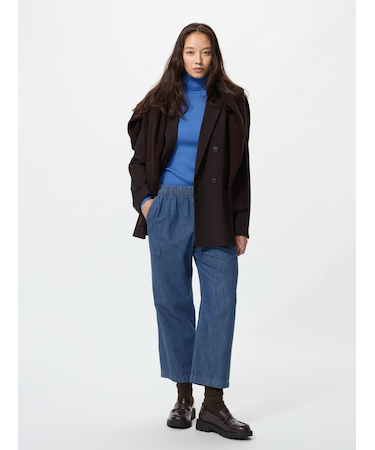 コットンリラックスアンクルパンツ