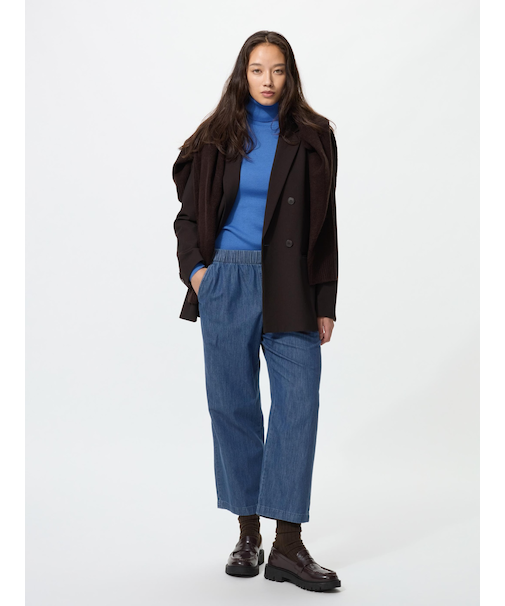 コットンリラックスアンクルパンツ