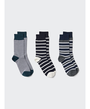 ソックス/3足組/ストライプ