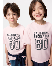 エアリズムコットングラフィッククルーネックT