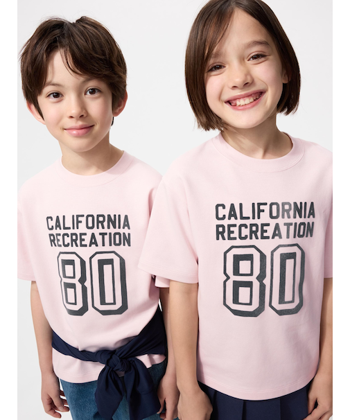 エアリズムコットングラフィッククルーネックT