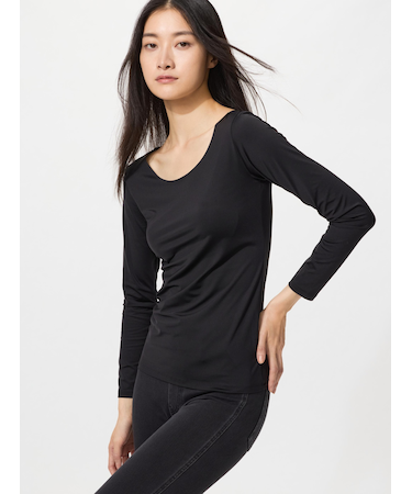 エアリズムUVカットUネックT