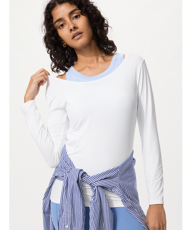 エアリズムUVカットUネックT