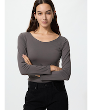 エアリズムUVカットUネックT