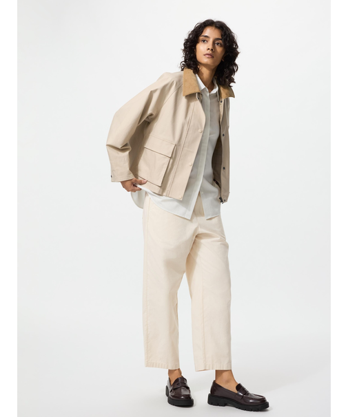 コットンリラックスアンクルパンツ