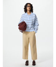 コットンリラックスアンクルパンツ