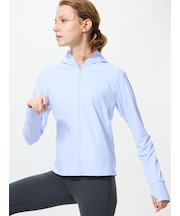 ウルトラストレッチエアリズムUVカットフルジップパーカ