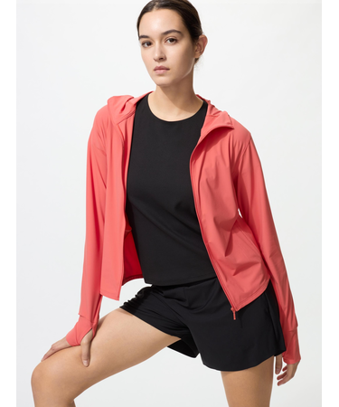 ウルトラストレッチエアリズムUVカットフルジップパーカ