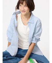 GIRLS リブブラタンクトップ