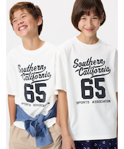 エアリズムコットングラフィッククルーネックT