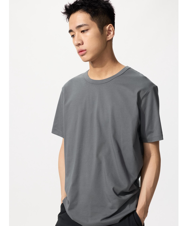 エアリズムコットンクルーネックT