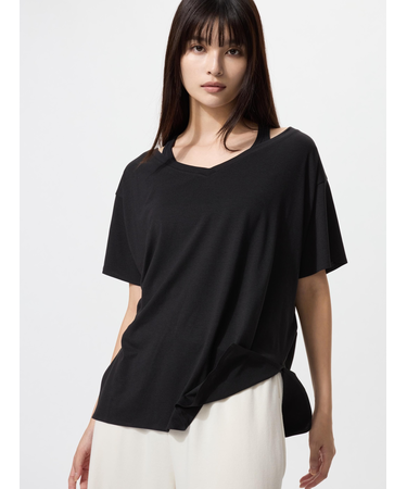 エアリズムリラックスVネックT