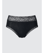 ソフトモダールショーツ/ジャストウエスト/ワイドレース