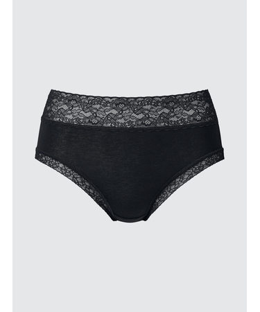 ソフトモダールショーツ/ジャストウエスト/ワイドレース