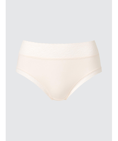 ソフトモダールショーツ/ジャストウエスト/ワイドレース