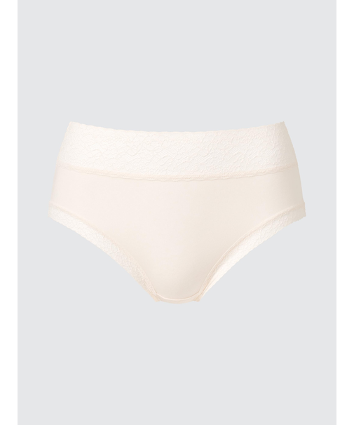 ソフトモダールショーツ/ジャストウエスト/ワイドレース