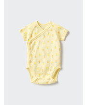 コットンメッシュボディスーツ/前開き