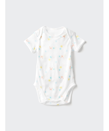 コットンメッシュボディスーツ