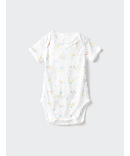 コットンメッシュボディスーツ