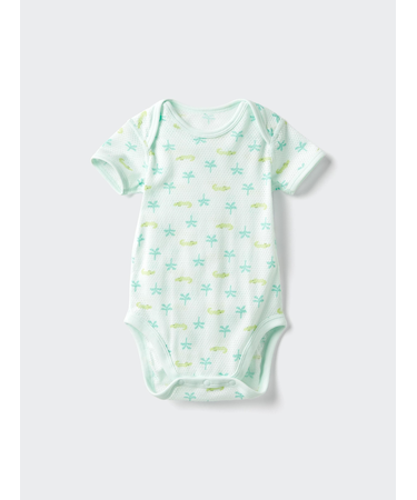 コットンメッシュボディスーツ